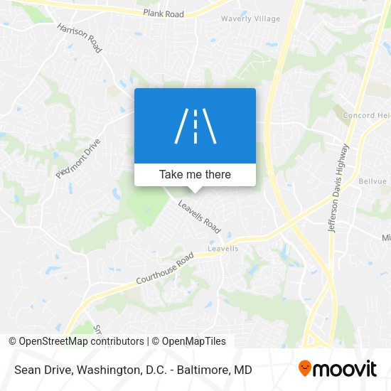Sean Drive map