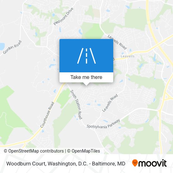 Woodburn Court map
