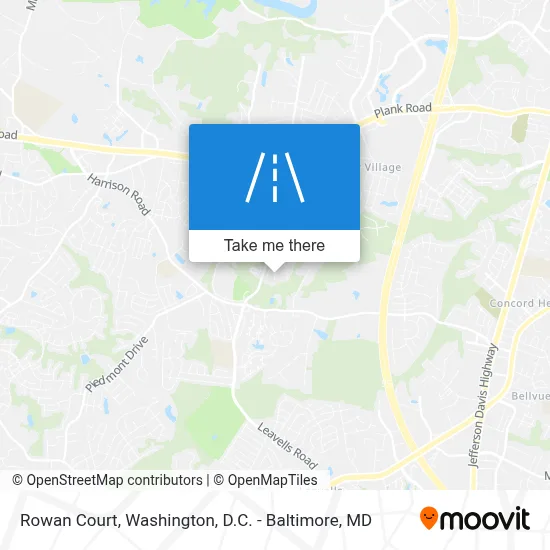 Rowan Court map