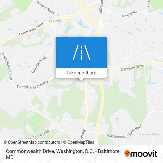 Mapa de Commonwealth Drive