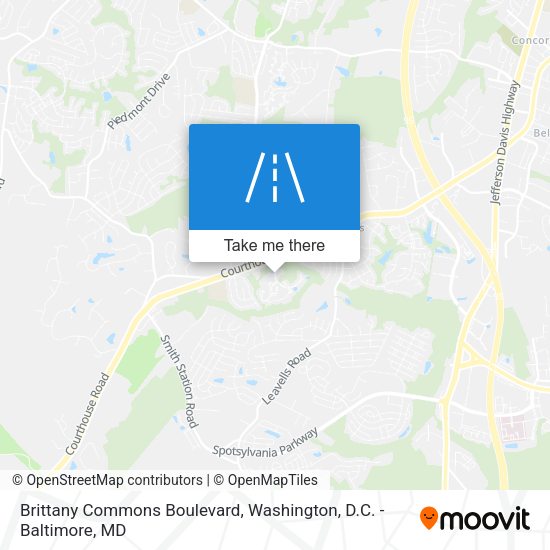 Brittany Commons Boulevard map