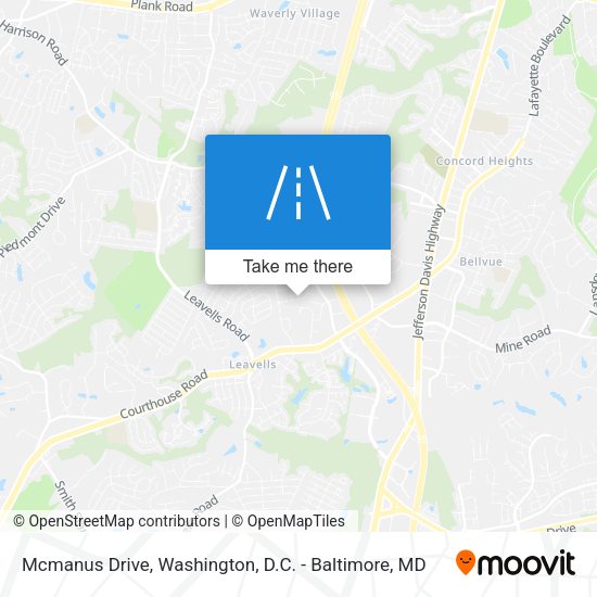 Mcmanus Drive map