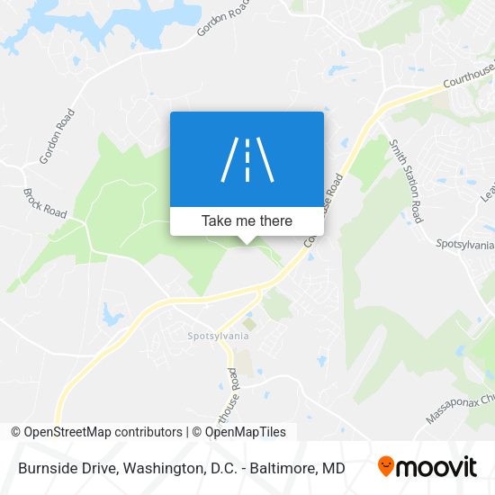 Mapa de Burnside Drive