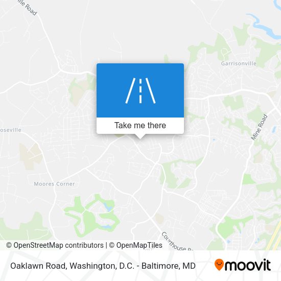 Oaklawn Road map