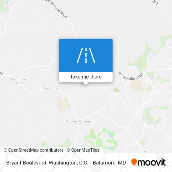 Bryant Boulevard map