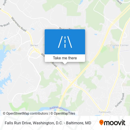 Mapa de Falls Run Drive