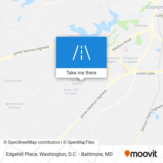 Edgehill Place map