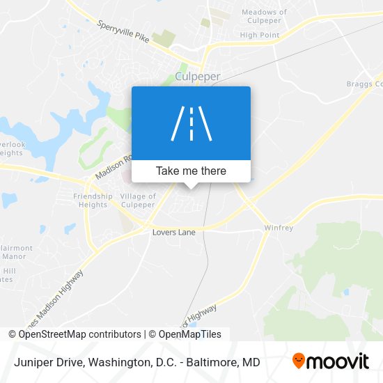 Mapa de Juniper Drive