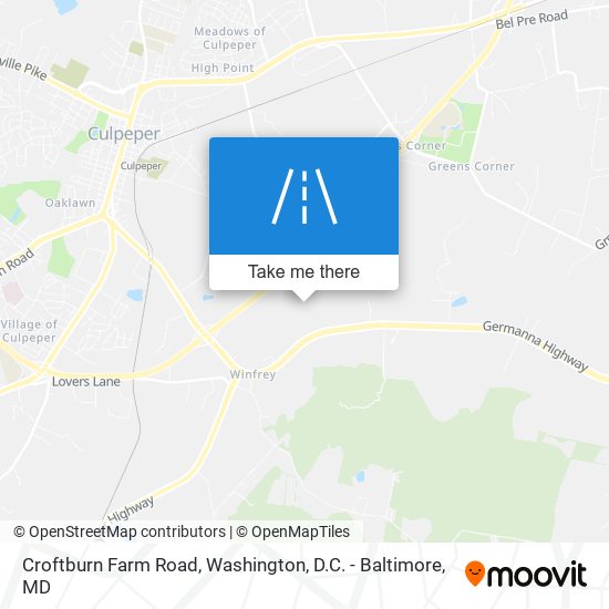 Croftburn Farm Road map