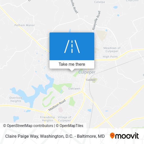 Mapa de Claire Paige Way