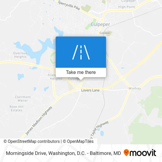 Morningside Drive map