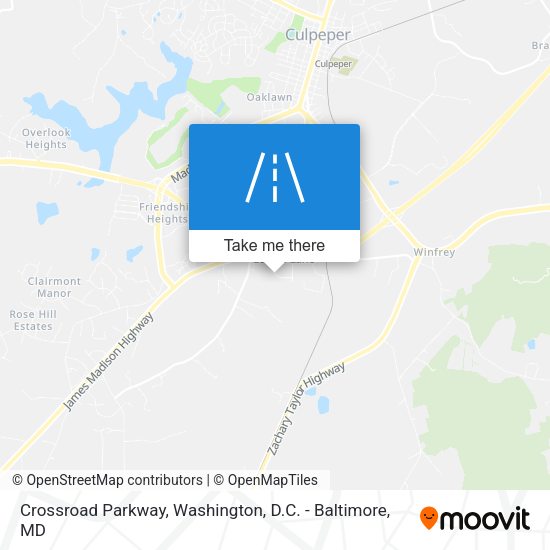 Crossroad Parkway map