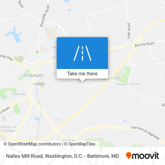 Nalles Mill Road map