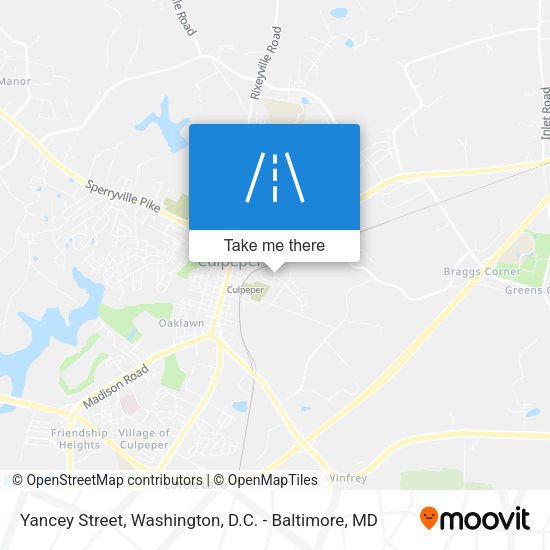 Mapa de Yancey Street