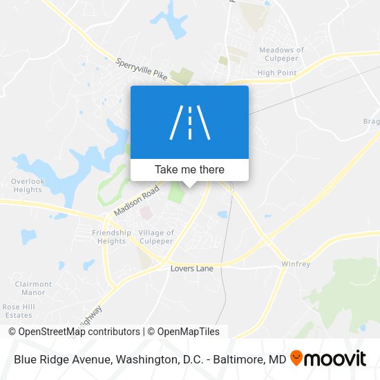Mapa de Blue Ridge Avenue
