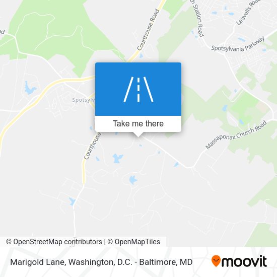 Mapa de Marigold Lane