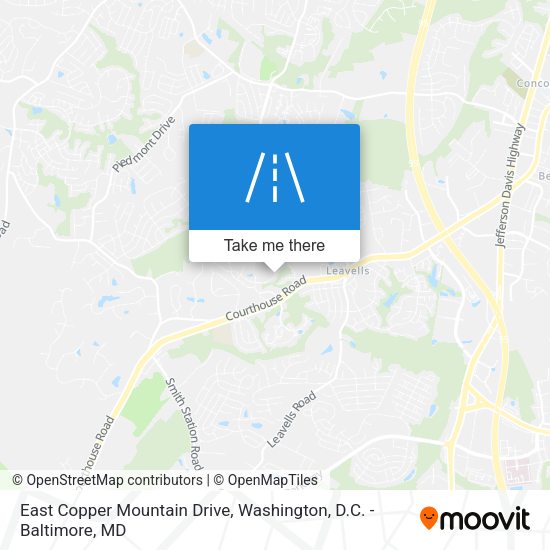 Mapa de East Copper Mountain Drive