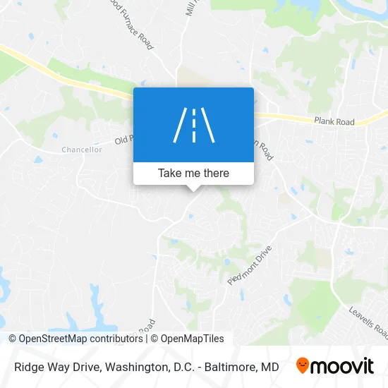 Ridge Way Drive map