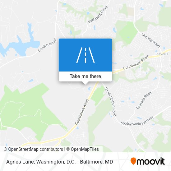 Agnes Lane map