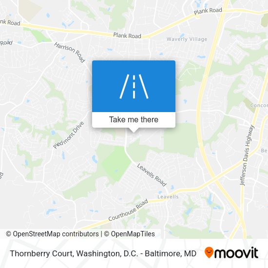 Thornberry Court map