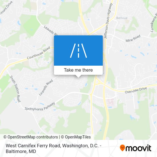 Mapa de West Carnifex Ferry Road