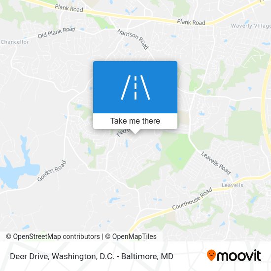 Deer Drive map