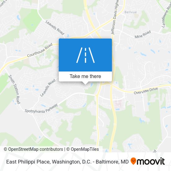 Mapa de East Philippi Place