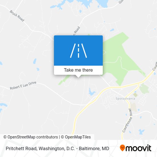 Pritchett Road map