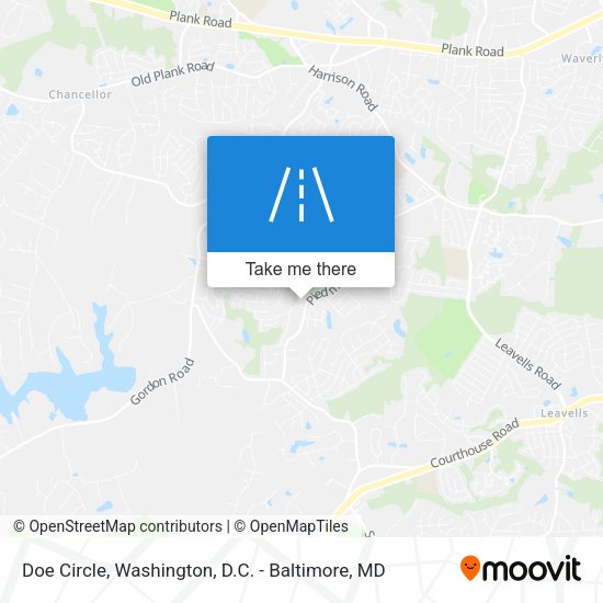 Doe Circle map