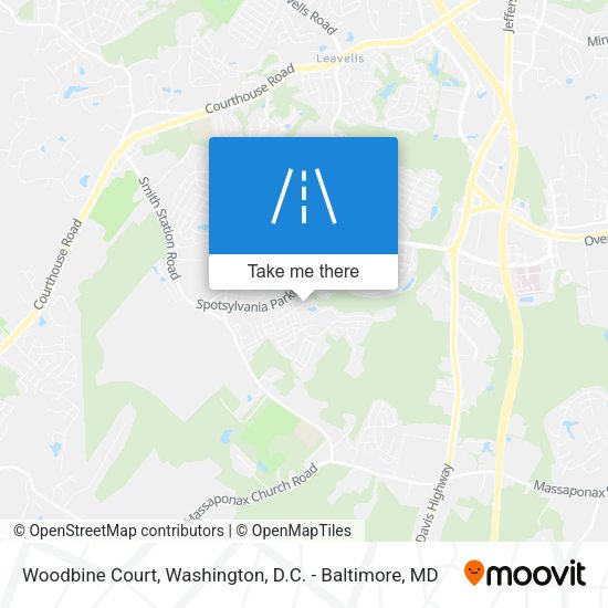 Mapa de Woodbine Court