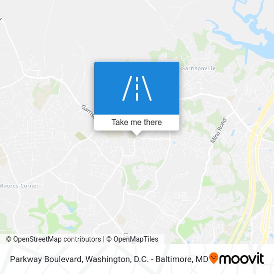 Mapa de Parkway Boulevard
