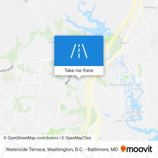 Waterside Terrace map