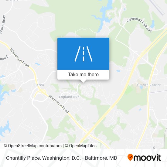 Chantilly Place map
