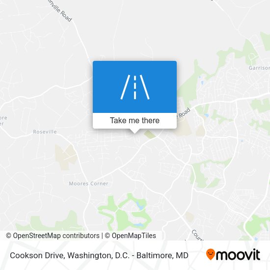 Cookson Drive map