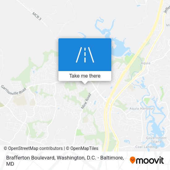 Mapa de Brafferton Boulevard