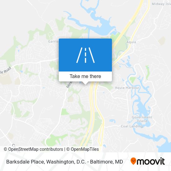 Barksdale Place map
