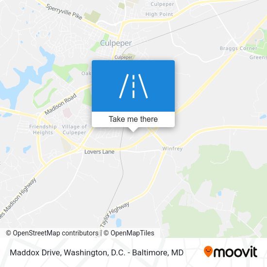 Maddox Drive map