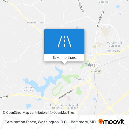 Mapa de Persimmon Place