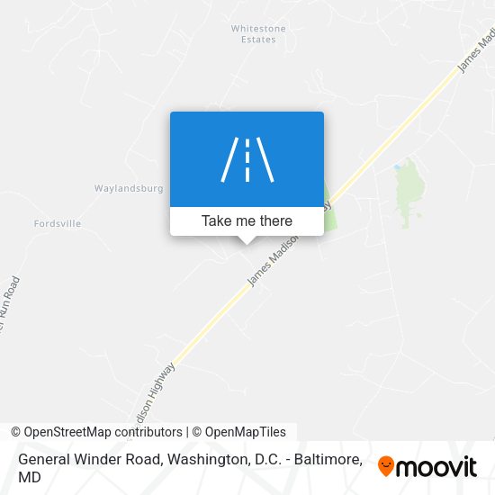 General Winder Road map