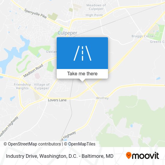 Industry Drive map