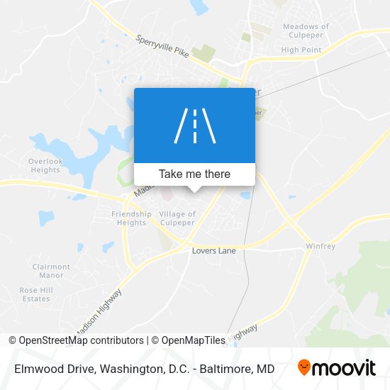 Elmwood Drive map