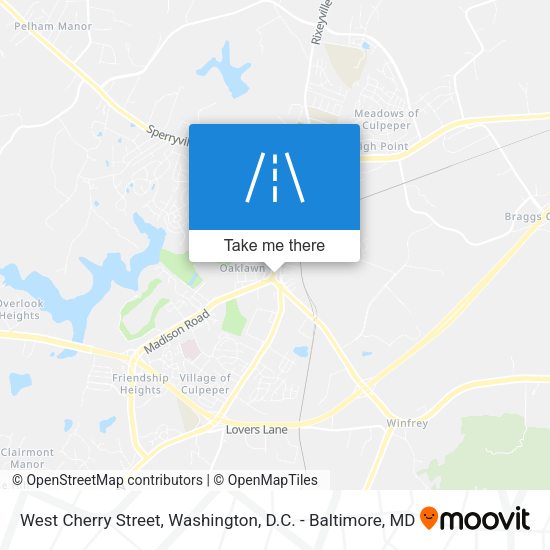Mapa de West Cherry Street