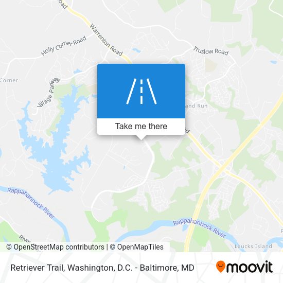 Retriever Trail map