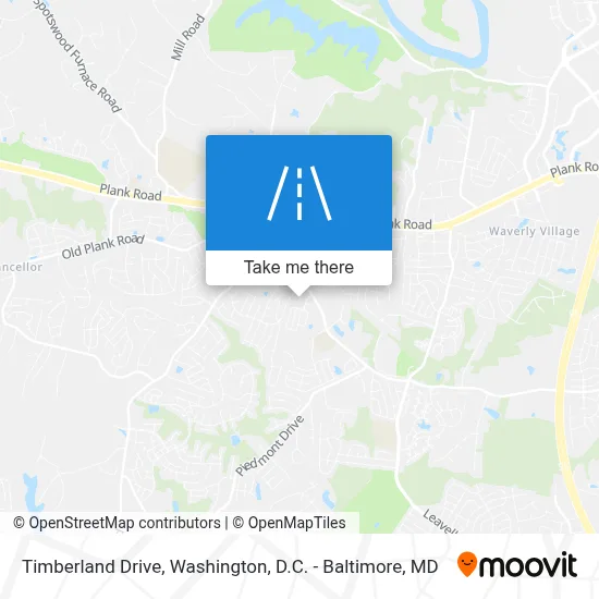 Timberland Drive map