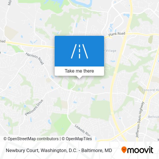 Newbury Court map