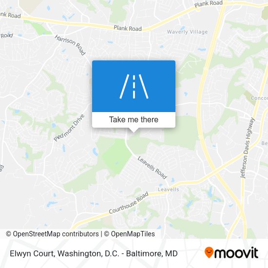 Elwyn Court map