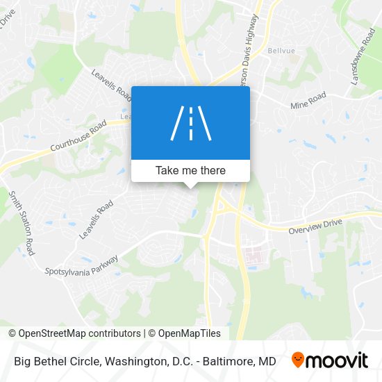 Big Bethel Circle map