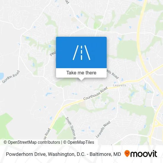 Powderhorn Drive map