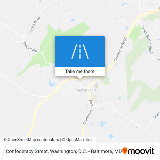 Confederacy Street map