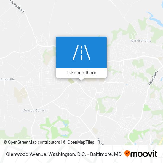 Glenwood Avenue map